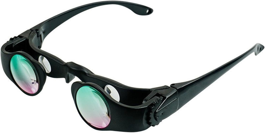Adjustable Eyeglasses 8X Magnifying Glasses, Adjustable Focus Eyeglasses Polarized Wearable Magnifying Glasses Eyewear for Seniors Watching TV, Reading, Fishing