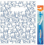 Molar Mix-Up Dental Giveaway Bags, 8" x 10", 100 Pack