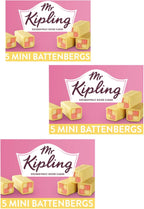 AMBARII Mr Kipling Mini Battenberg Cake 5Pk - 3 pack