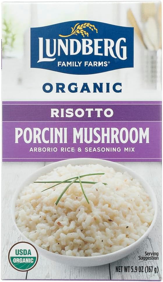 Lundberg Organic Porcini Wild Mushroom Risotto 5.90 Ounces (Case of 6)