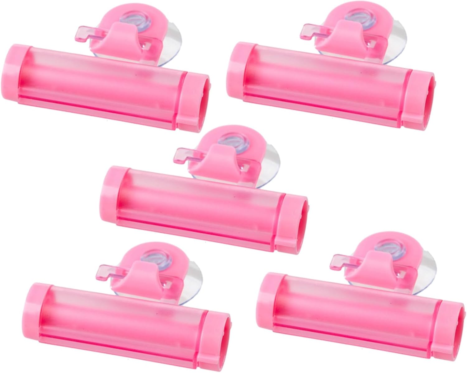 FRCOLOR Manual Toothpaste Extruder Facial Cream Squeezer 5pcs Rolling Toothpaste Pump for Home