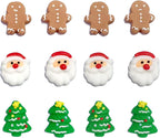 Sentovac 12pcs Edible Cake Decorations and Cupcake Toppers | Santa, Tree, Sprinkles for Christmas and Birthday Parties