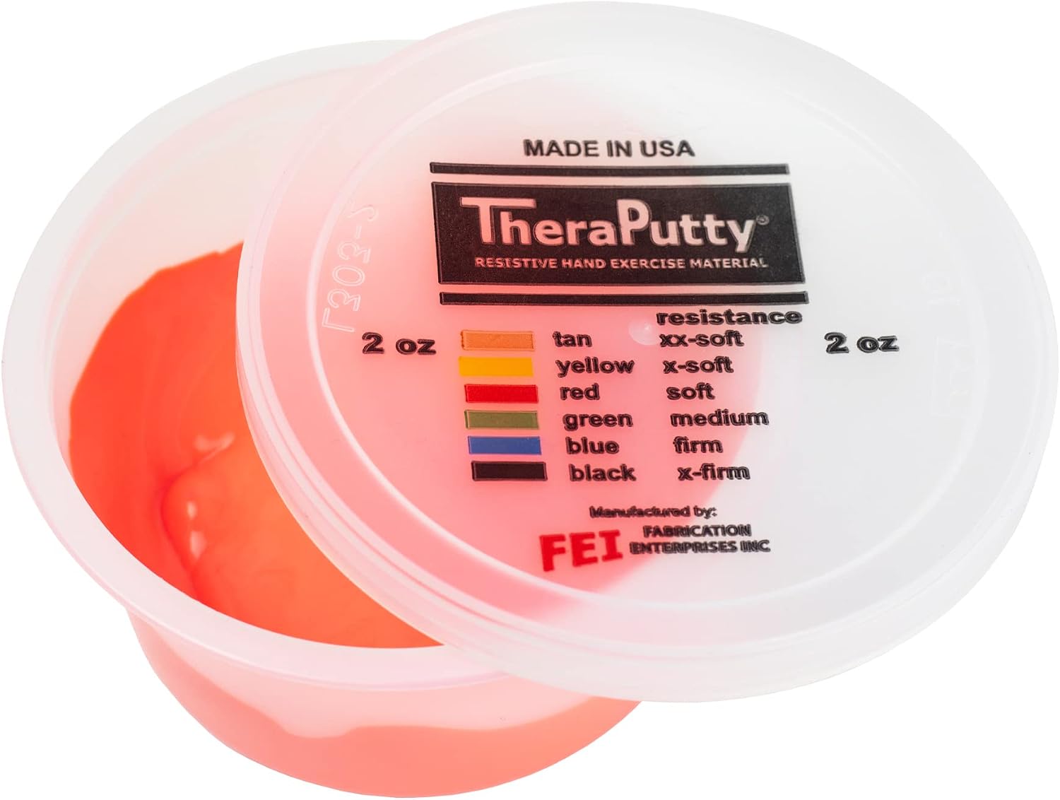 CanDo TheraPutty Scented Hand Exercise Putty For Rehabilitation, Exercises, Hand Therapy, Occupational Therapy, Cherry Red Soft 2oz