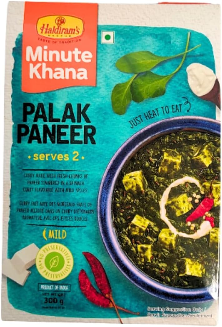 Haldiram's Palak Paneer - Minute Khana (Ready-to-Eat) 300 gm