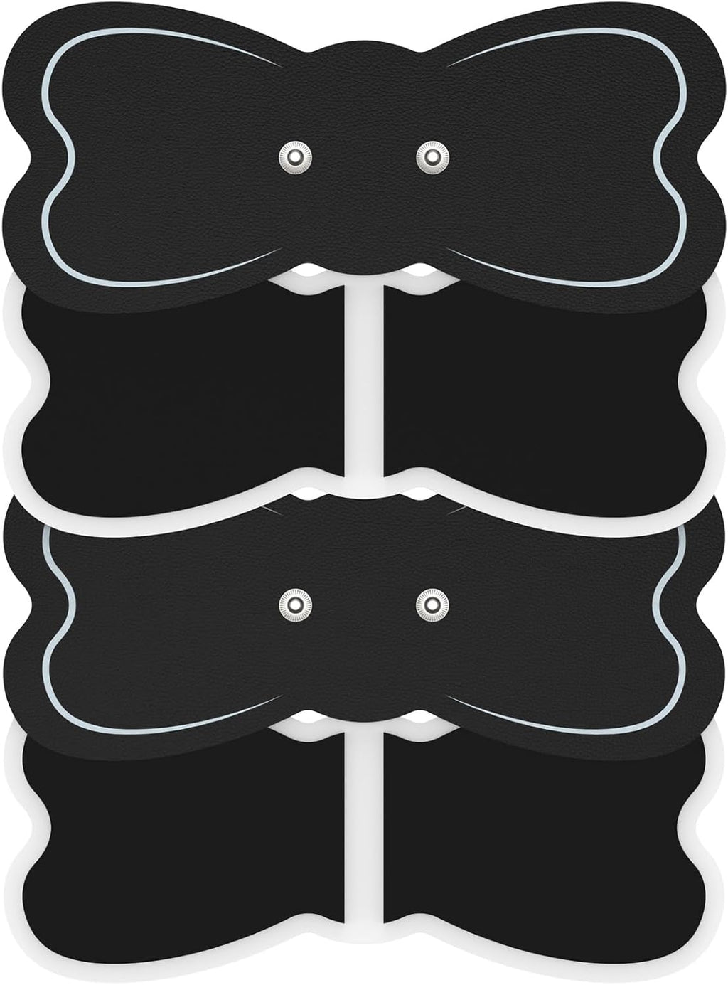 TENS Unit Electrodes Pads (4-Piece Packs) Wireless TENS Unit Electrodes Pads(7.2" x 3.1") Compatible with 3.5mm Snap-On Devices, Reusable（Please Check Electrode Pad Sizes Before Purchase）