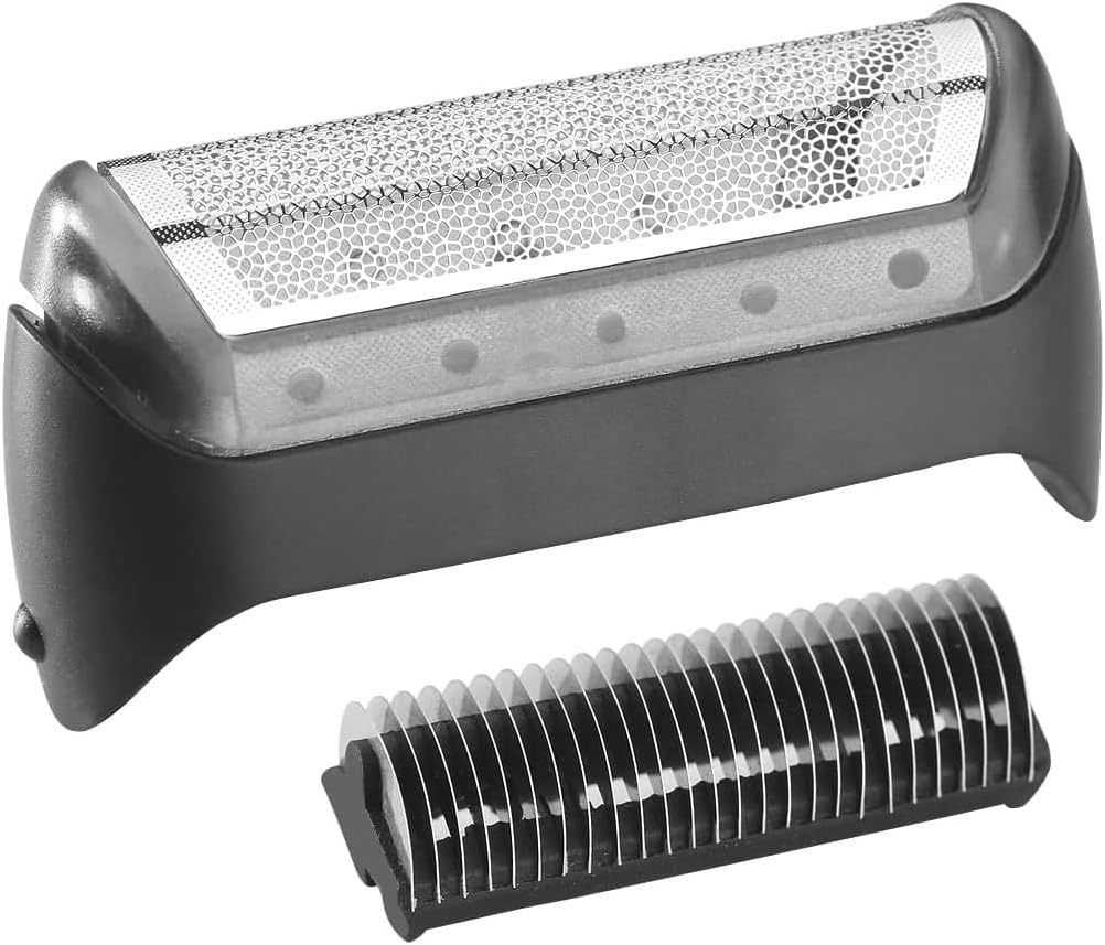 New 10B Replacement Foil & Cutter Set fit for BRAU* 10B,20B,1000,2000 Series Shaver Head Set Replacement Parts Compatible with 180 190 1735 1775 5728 5729 170S