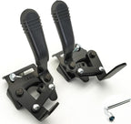 Blue Streak & Silver Sport 1 Wheelchair Brake - Universal K1 Brake, Replacement Parts with Tool & Hardware, STDS4S221L/R (1 Pr, Black)