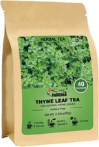 FullChea - Thyme Tea Bags, 40 Teabags - Premium Thyme Leaves - Non-GMO - Caffeine-free, Promote Overall Health, Support Digestion