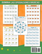 LIBRO DE MATEMÁTICAS PARA NIÑOS DE 6 A 9 AÑOS: Ejercicios prácticos de suma, resta, multiplicación y división con números de dos cifras. Ideal para ... 2° y 3° grado de primaria. (Spanish Edition)