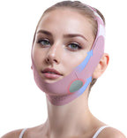 Graphene V-Line Mask Chin Up Mask V Shaped Face Mask Chin strap for sleeping,Jawline Shaper,Lilac,Medium