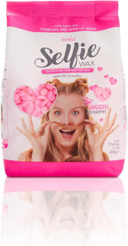 Italwax Face Selfie 500g / 1.1lb - Delicate hard wax for face with oil complex - Perfect for waxing eyebrows, upper lip and sideburns