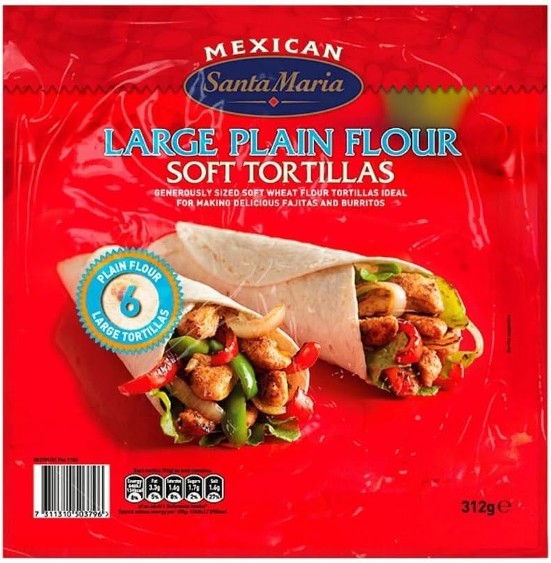 Santa Maria Mexican Large Tortillas (6 per pack) - Pack of 2