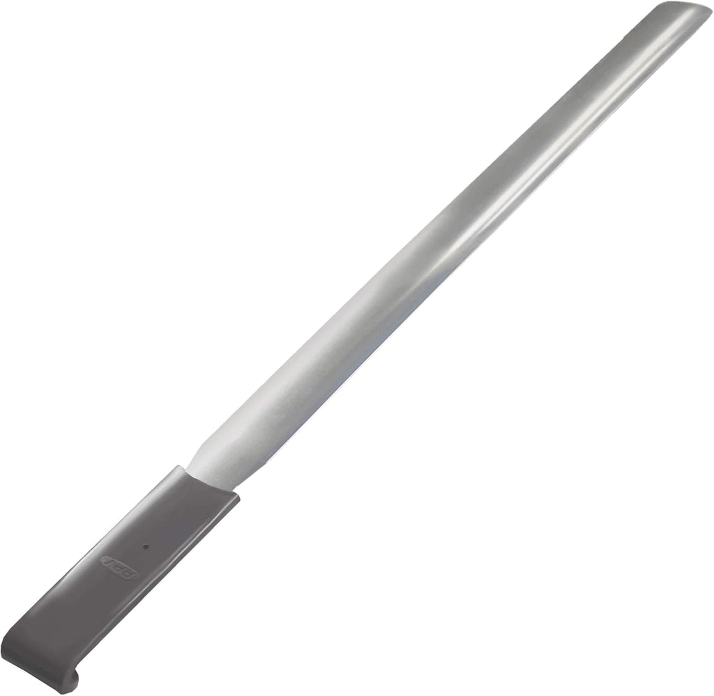 Rehabilitation Advantage Gray Plastic Grip Stainless-Steel Shoehorn, 24 Inch