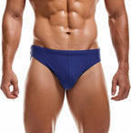 AIMPACT Mens Vintage Swim Briefs Sexy Bikini Swimwear Quick Dry Retro Swimsuit with Drawstring