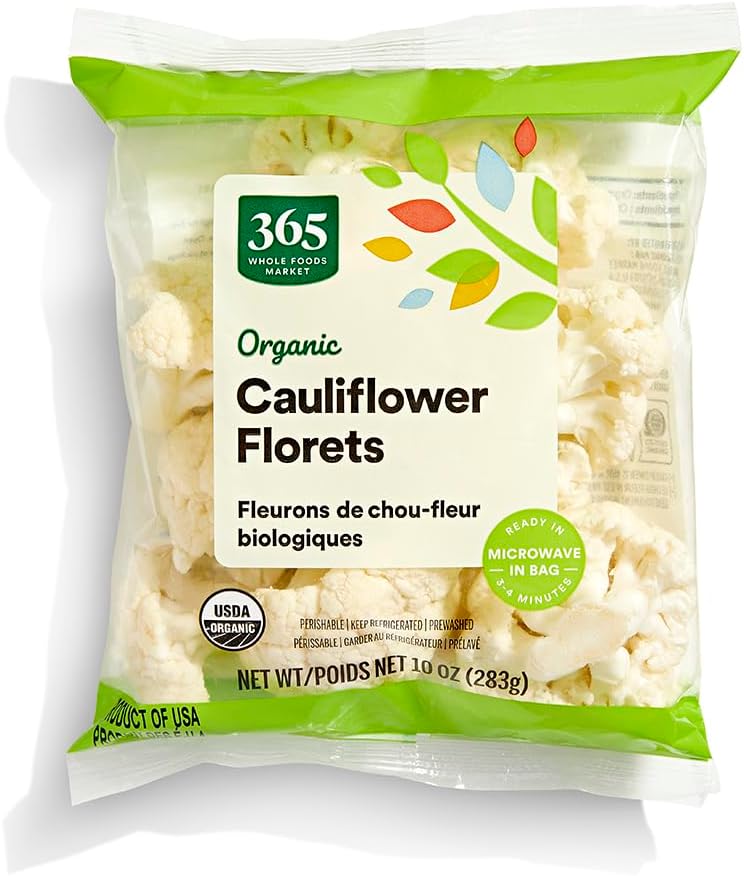 365 by Whole Foods Market, Organic Cauliflower Florets, 10 oz