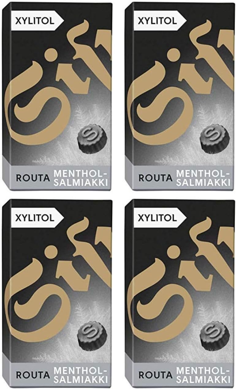 Cloetta Sisu Xylitol Routa xylitol Pastilles 4 Packs of 70g