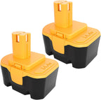 Reoben [Upgraded] 3600mAh Replacement Battery Compatible with Ryobi 14.4V Battery 1314702 130224010 130224011 130281002 1400144 1400655 HP1441 HP1441M HP1441MK2 HP1442M Cordless Power Tools (2 Pack)