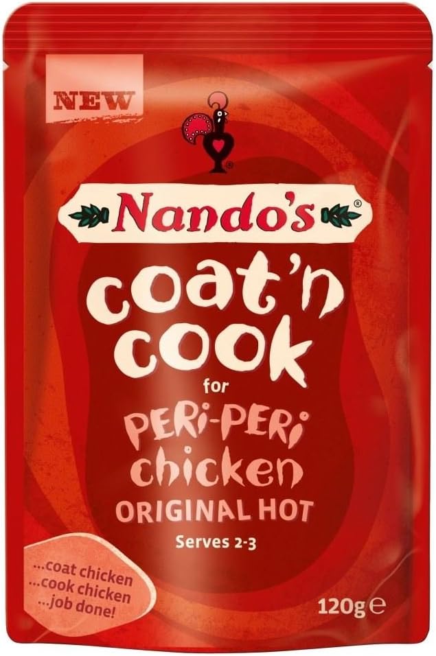 Nando's Coat 'n Cook Peri Peri Chicken Original Hot (120g) - Pack of 6