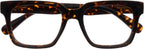 OPULIZE ERA Blue Light Blocking Reading Glasses for Women & Men-Readers-Anti-Glare-UV400 Protection-Oversized Frame-Computer and Screen Glasses-Brown Tortoiseshell- +2.00(Pack 1 of with 1 Pouch)