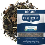 Organic Positively Tea Company, White Peony White Tea, Loose Leaf, 16 Ounce