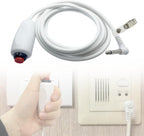 Nurse Call Cord, Red Button Momentary Call Cable for Nurse Station,10ft,6.35mm Plug