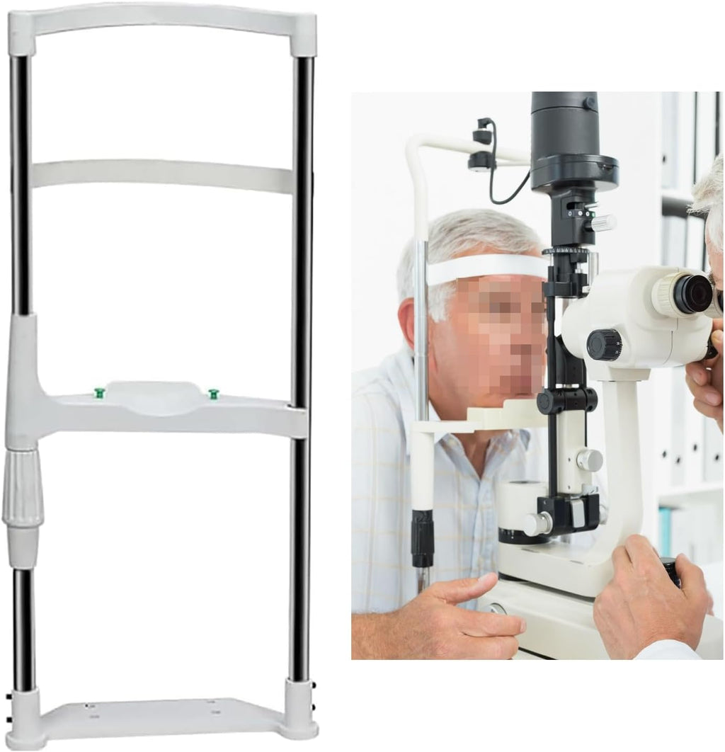 Vision Training Forehead Bracket, Chin Rest Forehead Support Height Knob Adjustment for Auto Refractometer, Vision Training