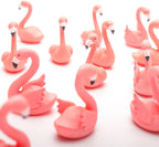 X Hot Popcorn 30Pcs Flamingo Cupcake Toppers Mini Flamingo Figurines Flamingos Cake Decorations Fairy Garden Party Bridal Wedding Decor