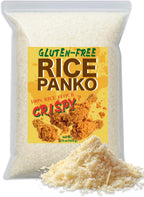 Gluten-Free & Wheat-Free Rice Flour Panko – Made from Japanese Rice, Single Ingredient (100%), Light Extra-Crispy Panko-Style Coating for Frying, Baking & Air Fryer, Perfect for Tonkatsu & Light Tempura – 15.9 oz (450g)