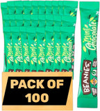 Beanies Mint Chocolate Flavoured Instant Coffee Sticks – (Pack of 100 Single Serve Sachets) Refreshing Mint Chocolate Flavour