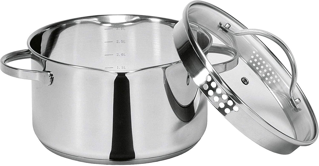 Karl Kruger Stainless Steel Meat Pot with Spout, 3 l