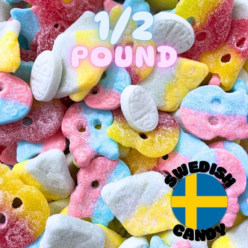 1/2 Pound BUBS Swedish Candy SOUR MIX