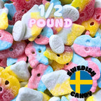 1/2 Pound BUBS Swedish Candy SOUR MIX