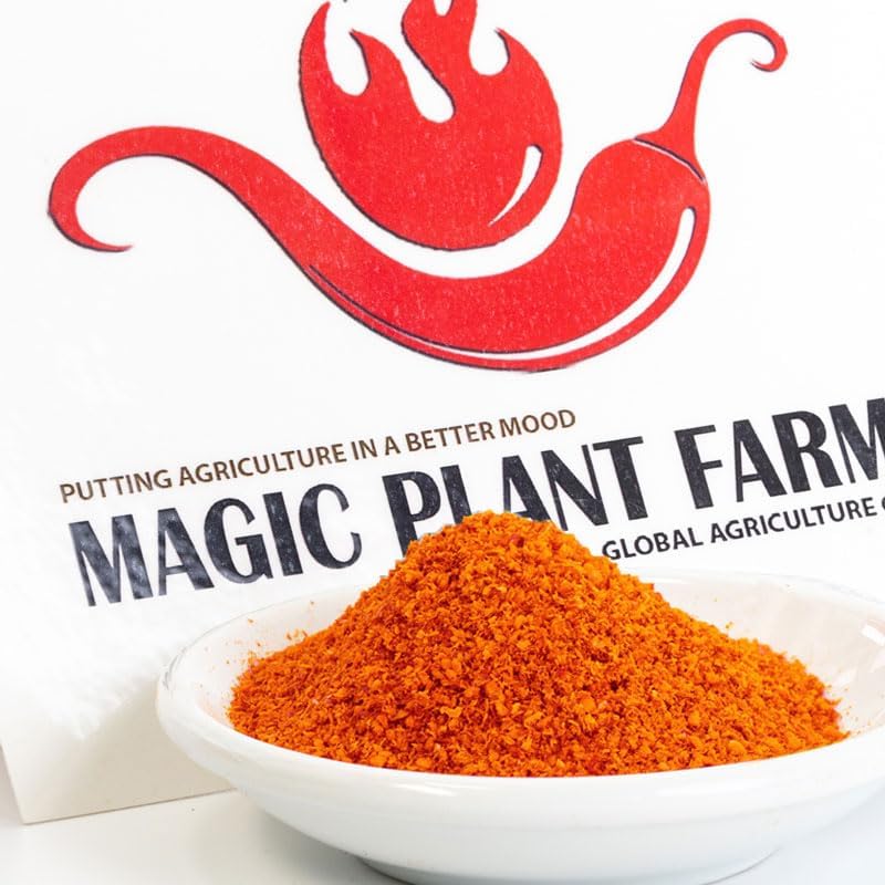 1 LB (16 OZ) Fiery Farms African Birds Eye Chili Pepper Powder (Birdseye or Piri Piri Spice) Non-GMO Bulk