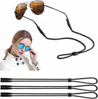 BANSTLE Glasses Strap - 3 Pcs Adjustable Eyewear String Lanyard Retainer - Eyeglasses Holder Strap for Men, Women and Kids