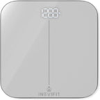 INEVIFIT Bathroom Scale, Highly Accurate Digital Bathroom Body Scale, Measures Weight up to 400 lbs. Includes Batteries