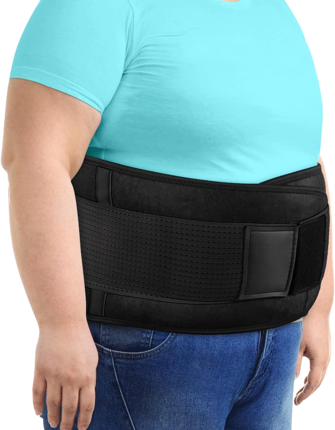 Back Brace for Lower Back Pain - Lumbar Support Belt for Women & Men - Relief Back Pain, Relief for Herniated Disc, Sciatica, Scoliosis 5XL(53"-65")
