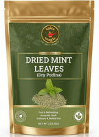 Spice Magic Dried Mint Leaves (Peppermint) 2oz (57g) Cut & Sifted | All-Natural Herb | Perfect for Teas, Salads, Sauces & Middle Eastern Dishes | 100% Natural, Vegan, Non-GMO I No Stems