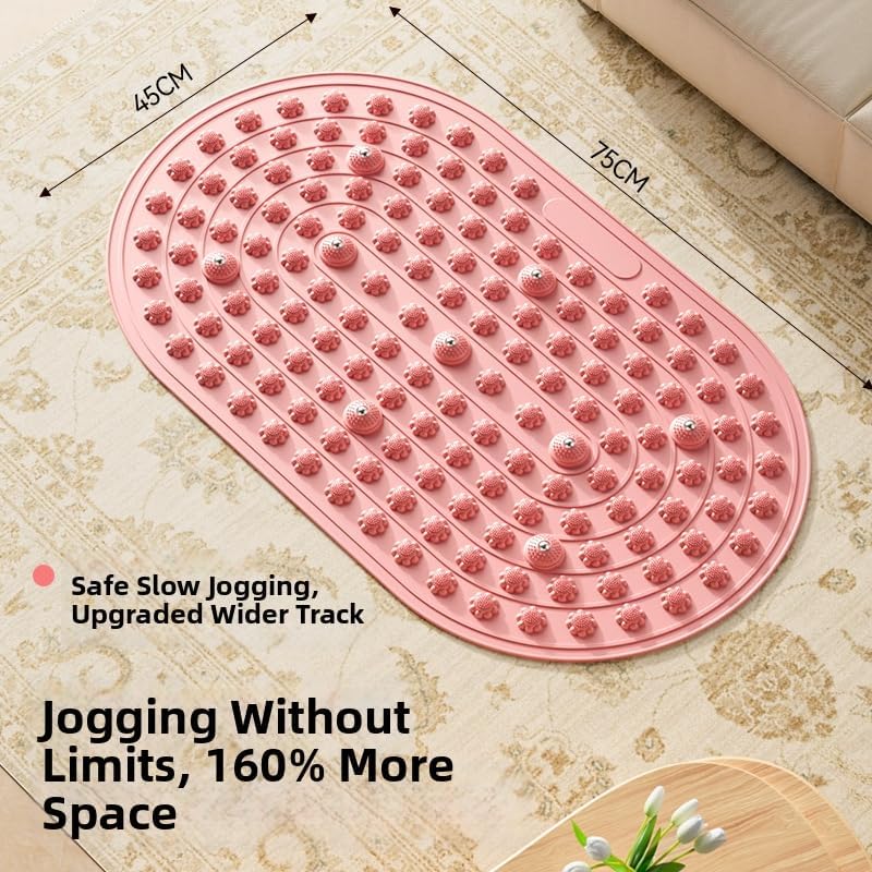 Ergonomic Silicone Foot Pressure Relief Pad with Magnetic Disc, 8-Shaped Resistance Band with Handles for Men & Women - Portable Foot Massage Mat for Home Fitness, Yoga & Daily Comfort