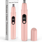 Nose Hair Trimmer Rechargeable Cordless Painless Ear and Eyebrow Trimming Tool-Dual Edge Easy Cleansing for Man Woman