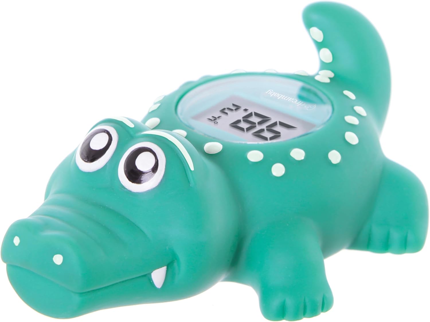 Dreambaby Floating Crocodile Bath Thermometer - Water Temperature Monitoring for Newborns, Infants, Toddlers - Croc Toy with Fahrenheit Display