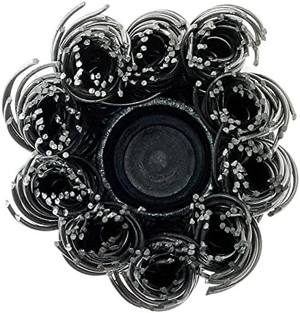 Mercer Industries 181020B - 1" x 1/4" Shank Knot End Brushes, .020 Stainless Steel Wire (20 pack)