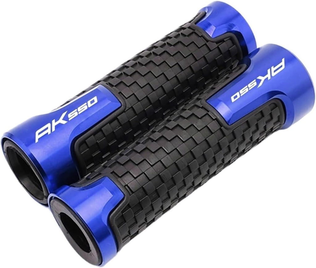 Compatible with AK 550 ALLYEARS 2013-2020 Motorcycle CNC Handlebar Hand Grips Bar End Gel Grip