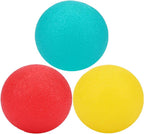 Stress Balls for Adults, Physical Therapy Hand Exercise Balls Kits, Squeeze Balls Sets for Hand Finger Wrist Muscles Arthritis Training, Hand Grip Strengthening Train Ball