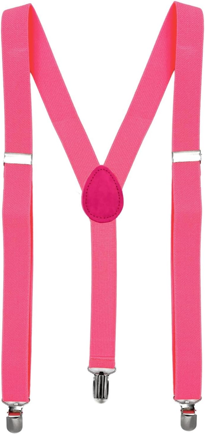 MDSTYLE Suspenders for Men Women Boys - Adjustable Y-Back