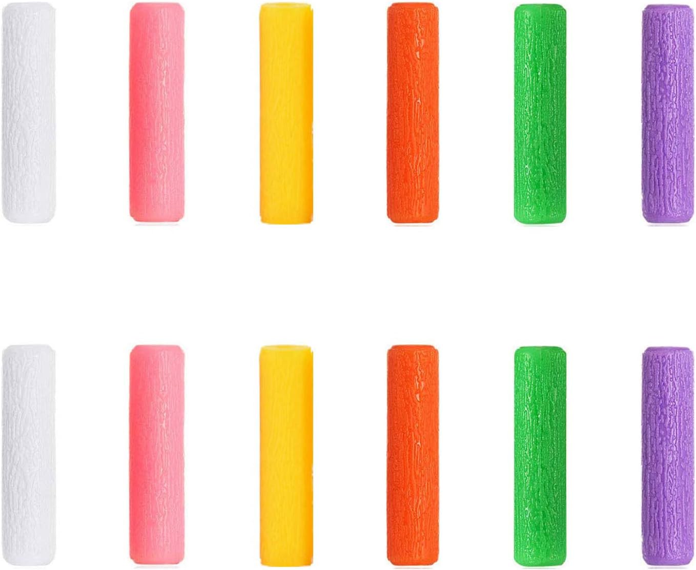 KISEER 12 Pcs Colorful Orthodontic Aligner Chewies for Aligner Chompers Aligner Trays Seaters, 6 Color