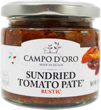 CAMPO D'ORO - Sun-Dried Tomatoes in extra virgin olive oil, (6.35 oz -180 g), Non-GMO, Product of Italy