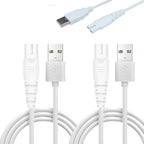Water Flosser USB Charging Cable Replacement 2 Pack,5V Power Cord Compatible with Nicwell,Fairywill,Aquasonic,Nicefeel,Oralfree, MOSPRO,Cremax,Tovendor,Hangsun,Insmart,Zerhunt Oral Irrigators