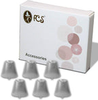 FCS Pack of 6 Click Sleeve for Siemens Signia Run/Prompt/Intuis Click-CIC/ITC and RIC Hearing Aid (Closed-Small).