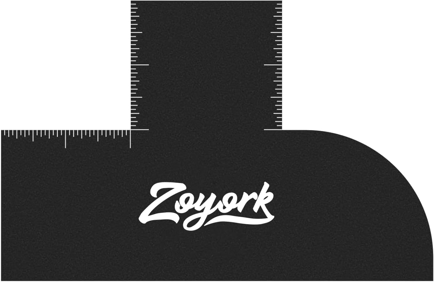 Barber Enhancement Card – Hairline Stencil with Right Angle & Long Straight Edges – Haircut Template with Extra Guide Lines – Reusable Tool for Line-Ups, Fades & Edge-Ups (Black)