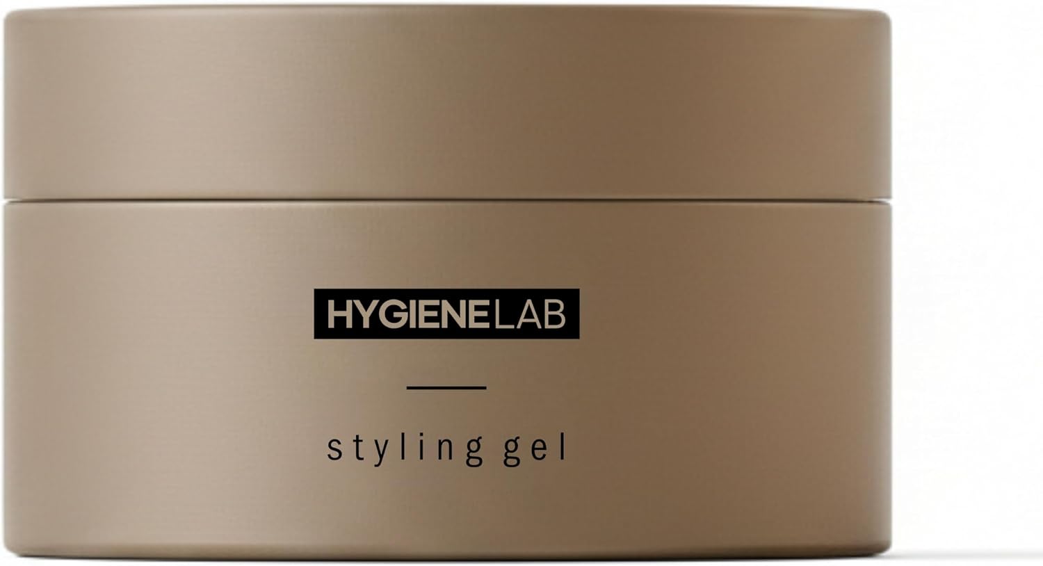 HygieneLab Men's Hair Gel - EWG Verified, Strong Hold, Matte Finish, Weightless Texture, Sandalwood Scent, Non-Toxic Clean Formula, Suitable for All Hair Types